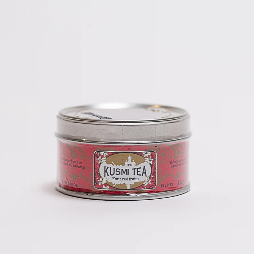 [KT-ROUG025] KT-ROUG025 Kusmi Tea Four Red Fruits 25g Metal Tin