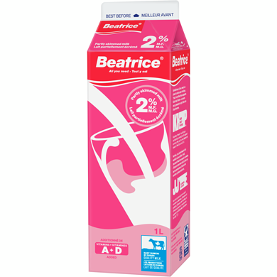 [18584] 18584 2% Milk Carton 2L
