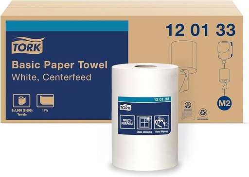 [R3-14100133] R3-14100133 Tork 12 01 33  -1 Ply Center Pull Towel 6/cs