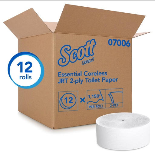 [R3-15407006] R3-15407006 Scott Coreless 2-ply JRT 07006 Bath Tissue 12/cs