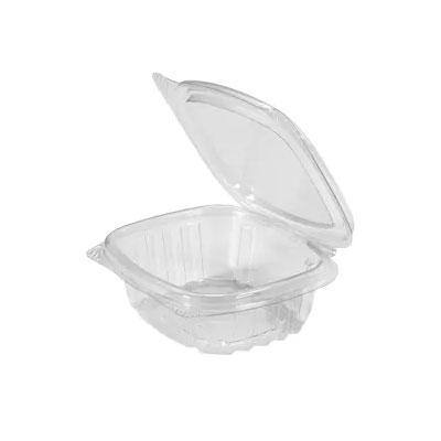 [R3-34780543] R3-34780543 AD04 4 oz. Clear Hinged Deli Container 400/cs