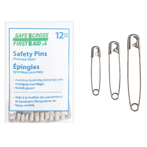 [SFC-02026] SFC-02026 Safety Pins Assorted Sizes 12/Pack