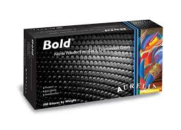 [SM-73999-XL#B💔] SM-73999-XL#B💔 Bold X-Large Black Nitrile Gloves 100/box