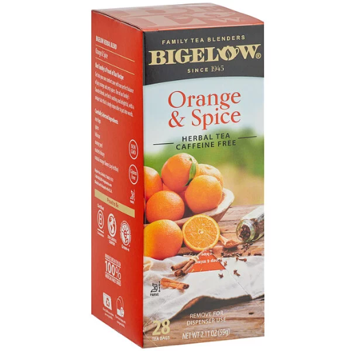 [SR-TORASP1628#B] SR-TORASP1628#B Bigelow Orange Spiced Tea 28/bx