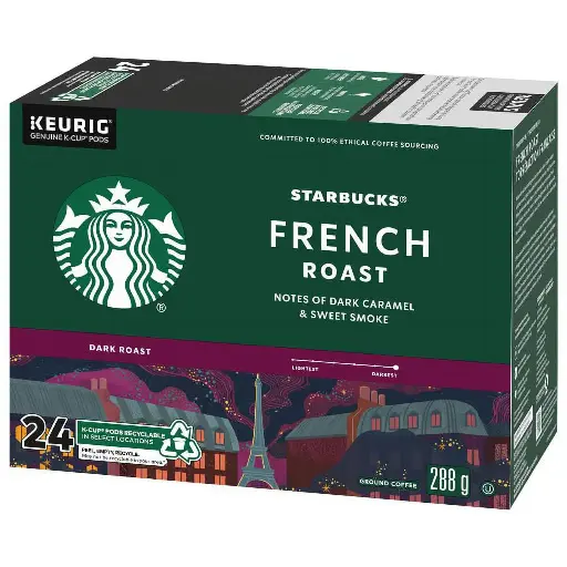 [VP-11ST201FR#B💔] VP-11ST201FR#B💔 Starbucks French Roast Kcups 24 boxes x 4/case