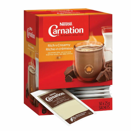 [VP-13NE117#B] VP-13NE117#B Nestle Carnation Hot Chocolate envelopes 50/bx