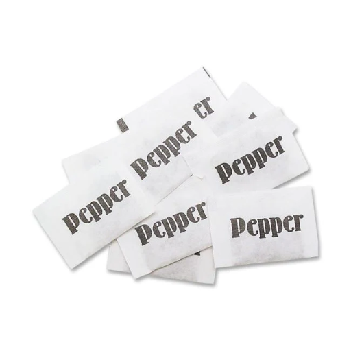 [WC-0595#B] WC-0595#B Pepper Portions 1000 per bag