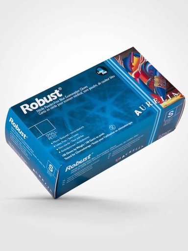 [SM-93899#B] SM-93899#B Robust X-Large Blue Nitrile Gloves 100/box