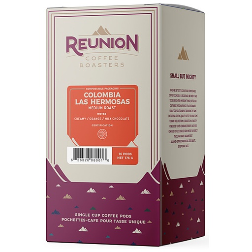 [22481#B💔] 22418#B💔 Reunion X-bold Colombian Las Hermosa 16 pods x 6/case