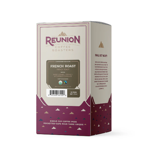[22420#B💔] 22420#B💔 Reunion X-bold FTO French Roast Pods 16 pods x 6/case