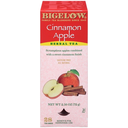 [1605#B💔] 1605#B💔 Bigelow Apple Cinnamon Tea 28 sachets x 6/case