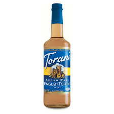[CC-340720#B] CC-340720#B Torani Sugar Free English Toffee 750ml