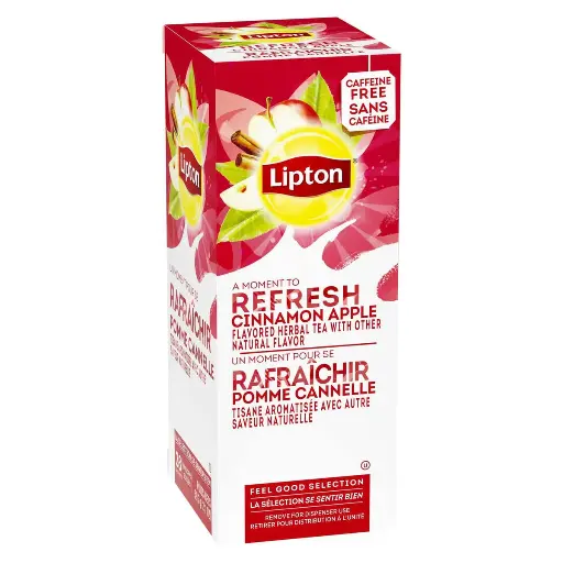 [ARA-3074#B] 3074#B Lipton Cinnamon Apple Herbal Tea 28 Sachet