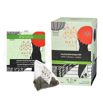 [46338#B💔] 46338#B💔 Metz Luxury Tea Jasmine Golden Dragon 25 sachets x 6/case