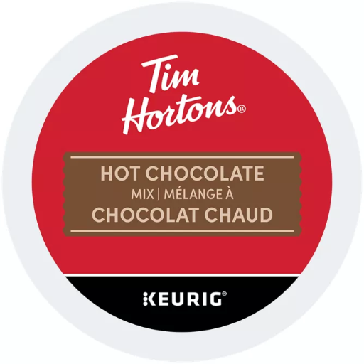 [KG-61-12573#B💔] KG-61-12573#B💔 Tim Hortons Hot Chocolate Kcups 20 boxes x 4/case
