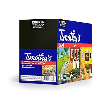 [KG-96-06770#B] KG-96-06770#B Timothy's Pumpkin Spice K-cups 24/box