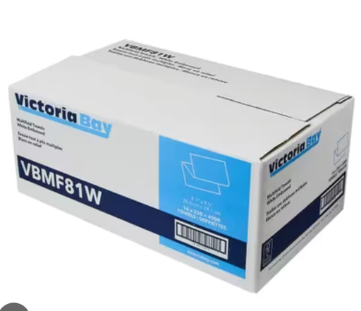 [FOR-107078S] FOR-107078S Vicbay VBMF99W Multifold Towel White 4000/case