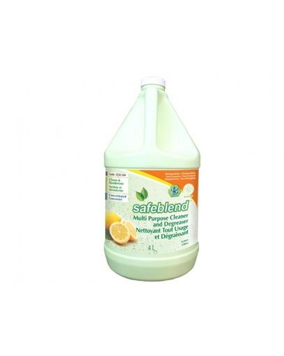 [FOR-452834#B] FOR-452834#B Safeblend Lemon Multi-purpose Cleaner & Degreaser 4L