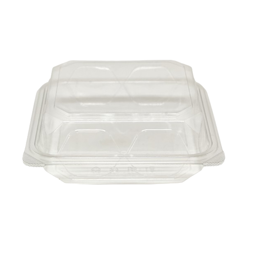 [EP-RPET-KHC881] EP-RPET-KHC881 RPET Clear Clamshell Container 8x8x3