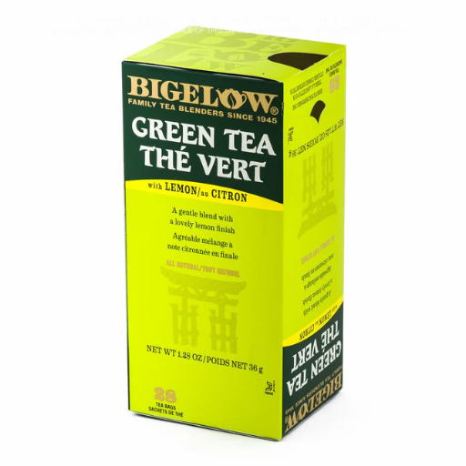 [3732#B💔] 3732#B💔 Bigelow Green Tea Lemon 28 sachets x 6/box