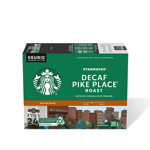 [22279#B💔] 22279#B💔 Starbucks Pikeplace Decaf Kcup 24ct PK