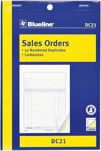 [OS-BLI21044] OS-BLI21044 Blueline Carbonless Sales Order