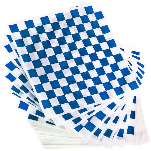 [FOR-135119] FOR-135119 Vicbay 12x12 Blue Checkered Basket Liner 2000/case