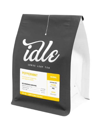 [1FRA-IDLPP8] FRA-IDLPP8 Idle Peppermint Loose Leaf Tea 4oz