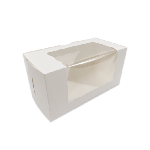 [FOR-441035] FOR-441035 Vicbay 8x4x4 Cupcake Window Box, White, 100/bundle 