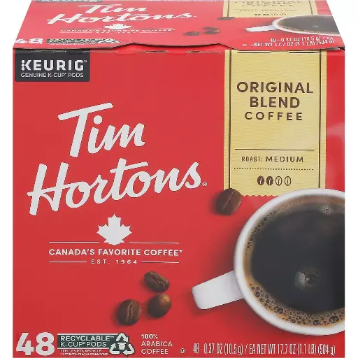 [35535#B💔] 35535#B💔 Tim Hortons Original Kcups 24 boxes x 4/case 